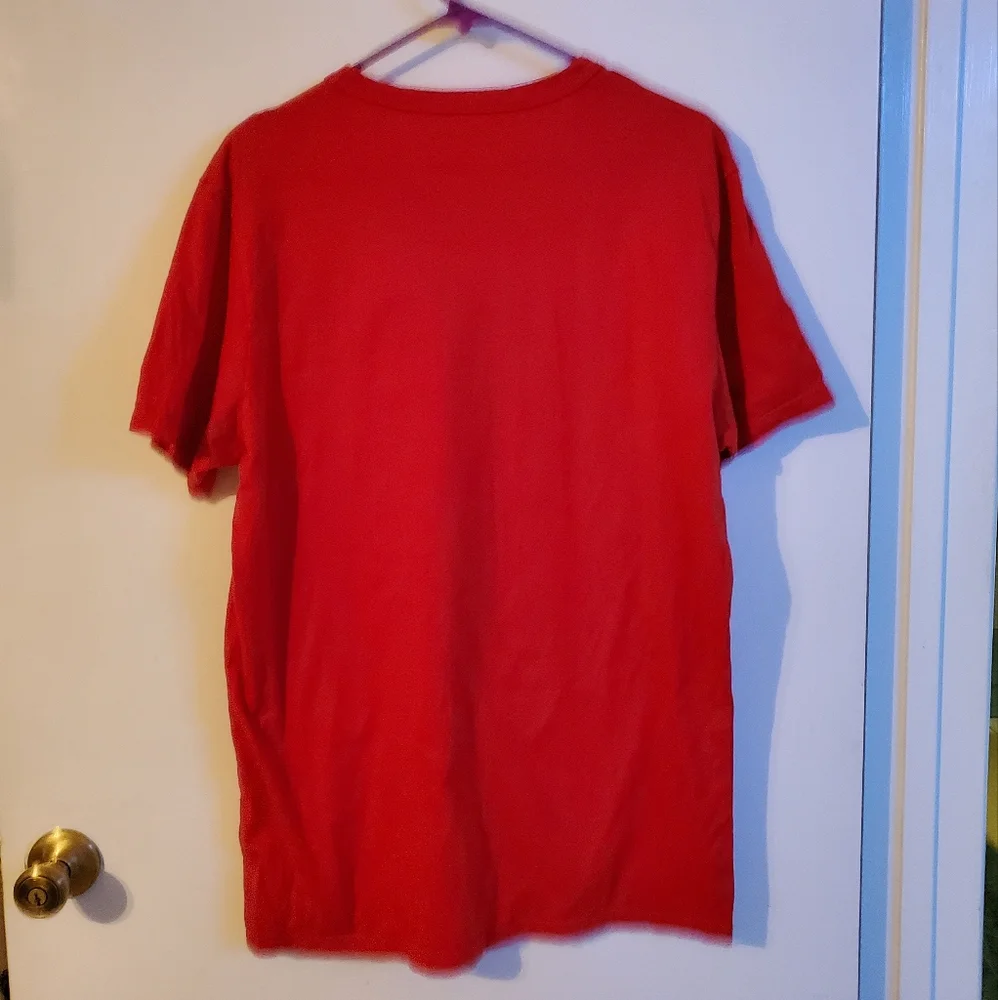 True Religion Men's T-Shirt Red Sz XL EUC